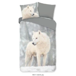 Good Morning Dekbedovertrek "Julian" - Grijs - (140x220 Cm)