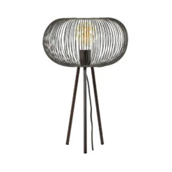 Giga Meubel Tafellamp Metaal - 36x55x36cm - Lamp Copper Twist