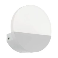 EGLO Metrass 1 - Wandlamp - 1 Lichts - Wit - Gesatineerd