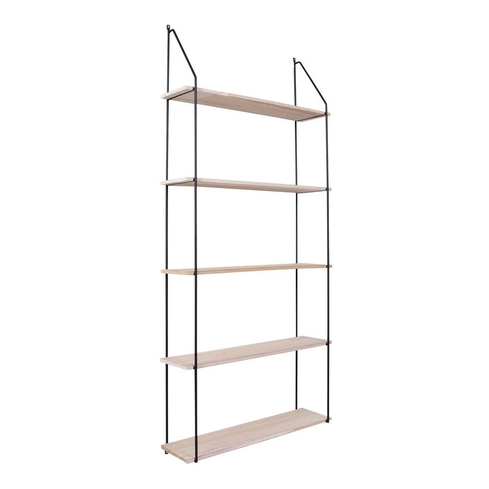 Giga Meubel Wandplank Naturel - Hout & Metaal - Wandplank Eindhoven - Afbeelding 4