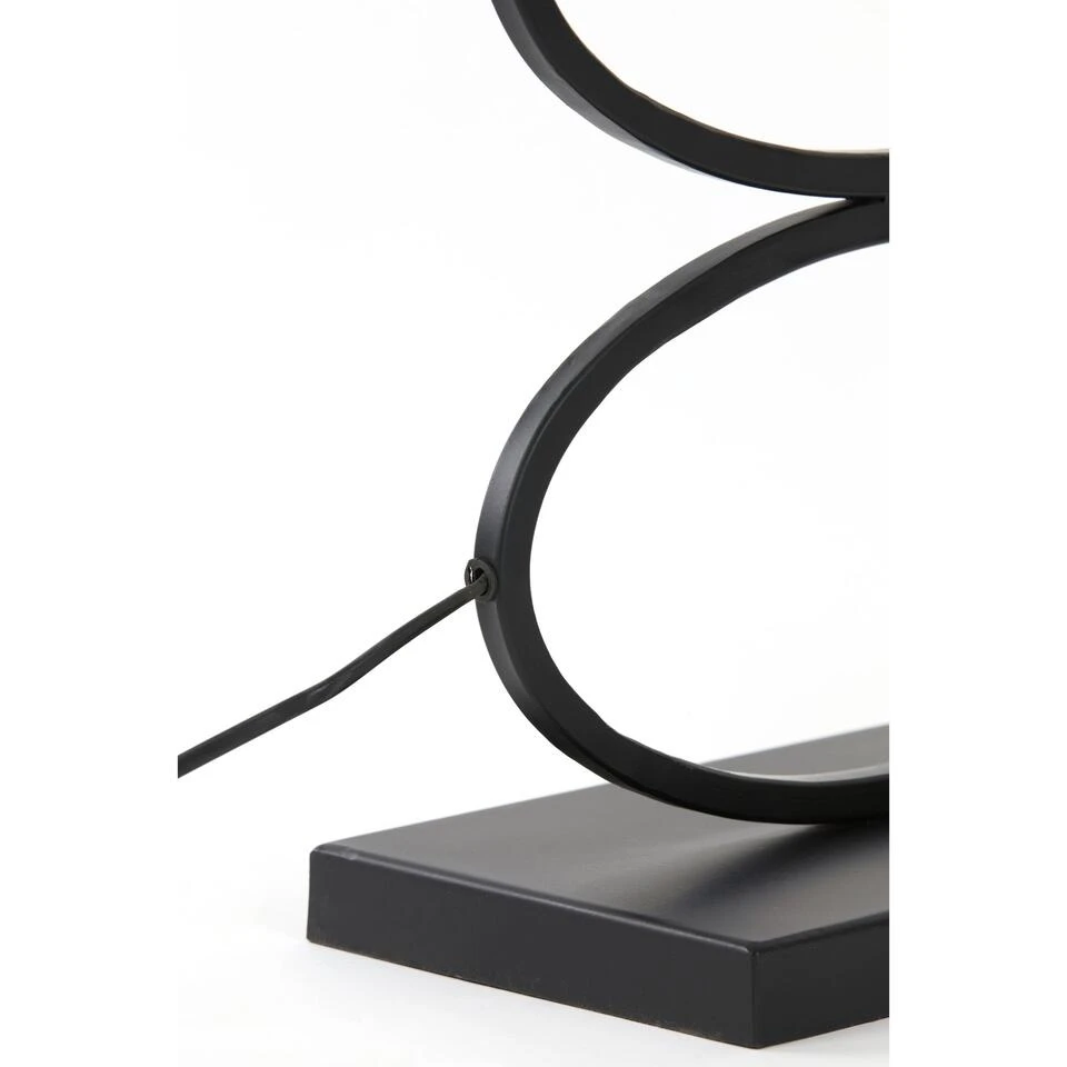 Lampvoet Stelius - Zwart - 33x17x59 Cm - Afbeelding 4