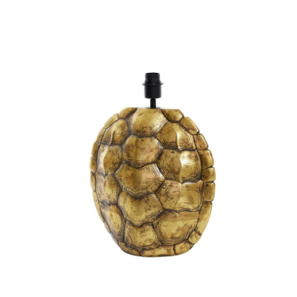Lampvoet Turtle - Antiek Brons - 28x12x38 Cm - Afbeelding 3