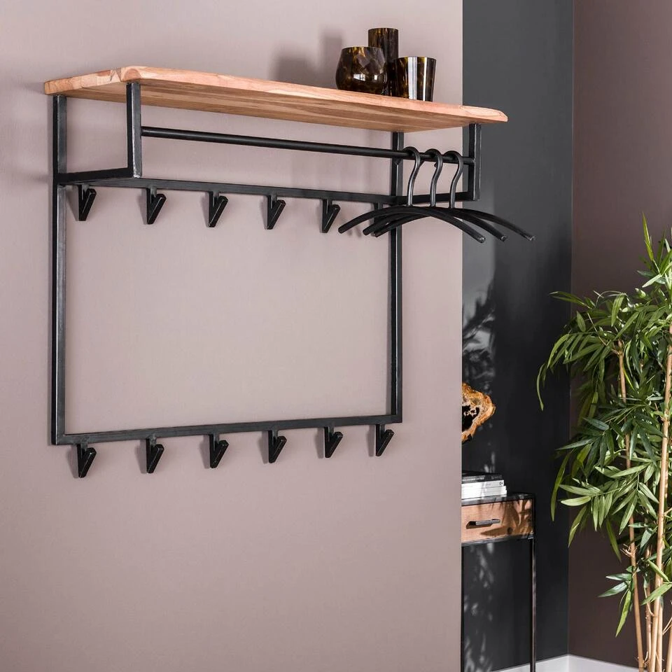 Carter Kapstok Met - Hout - Bruin - Afbeelding 3