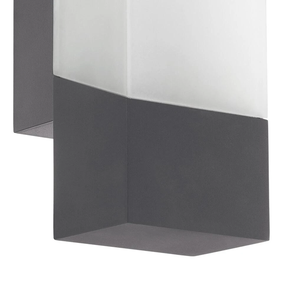 EGLO Gorzano Wandlamp Voor buiten - SMD LED Module - IP44 - Antraciet - Afbeelding 2