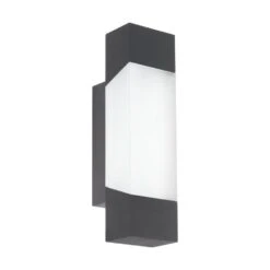 EGLO Gorzano Wandlamp Voor buiten -  SMD LED Module - IP44 - Antraciet