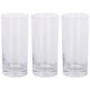 Alpina - Longdrink Glazen - 3x Stuks - Glas - 350 Ml - 6 X 15 Cm