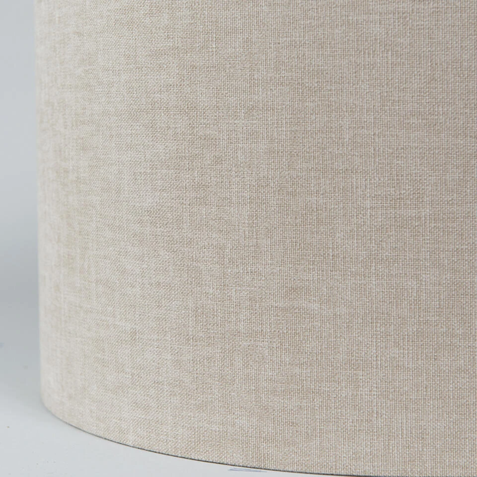 QAZQA Stoffen Lampenkap Lichtbruin 35/35/20 - Afbeelding 2