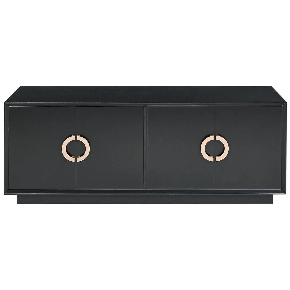 Beliani Sideboard OXNARD - Zwart Mdf - Afbeelding 4