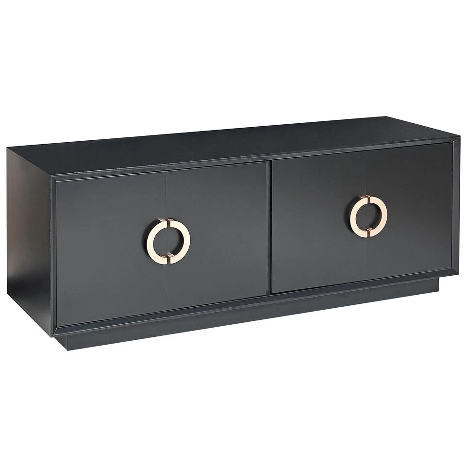Beliani Sideboard OXNARD - Zwart Mdf