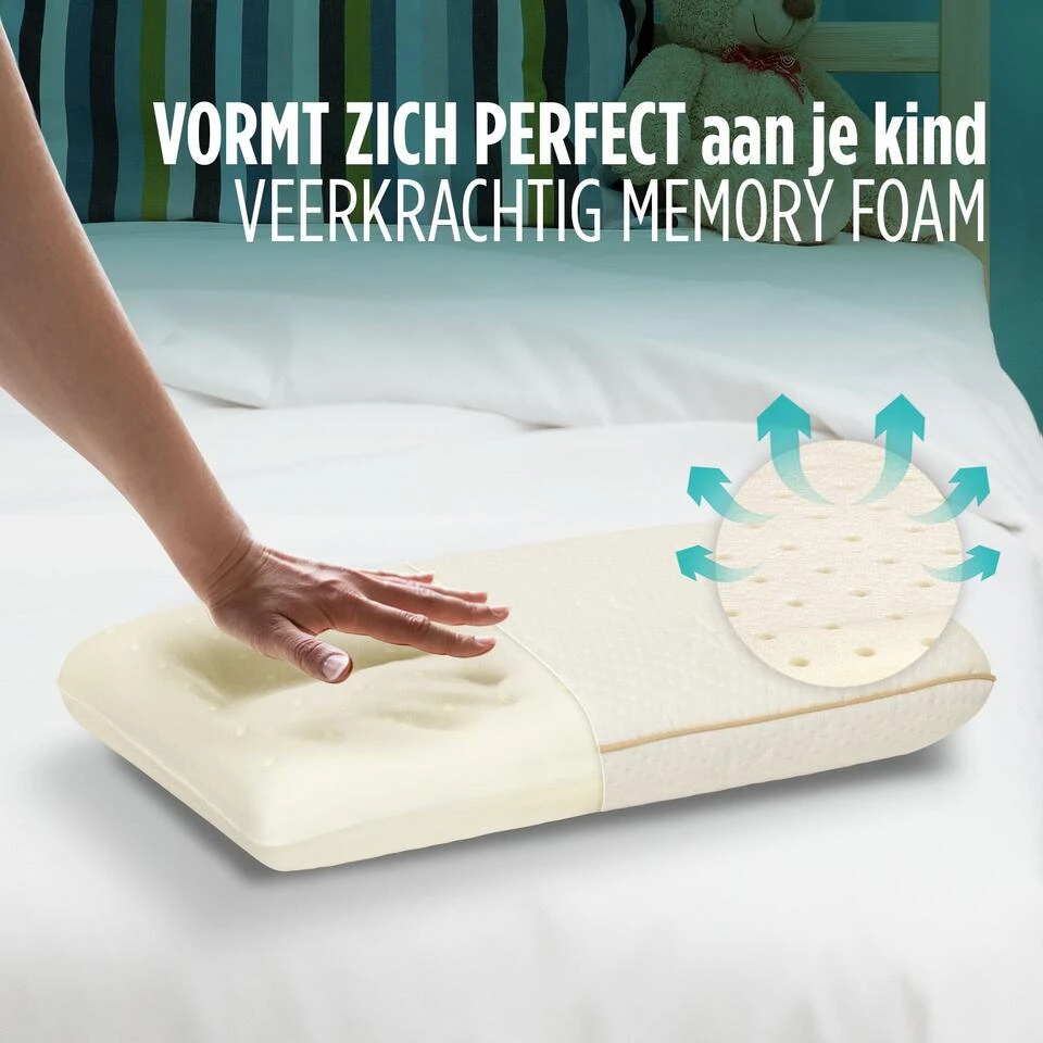 Vitapur MemoDream Kinderkussen - 30x50 Cm - Afbeelding 4