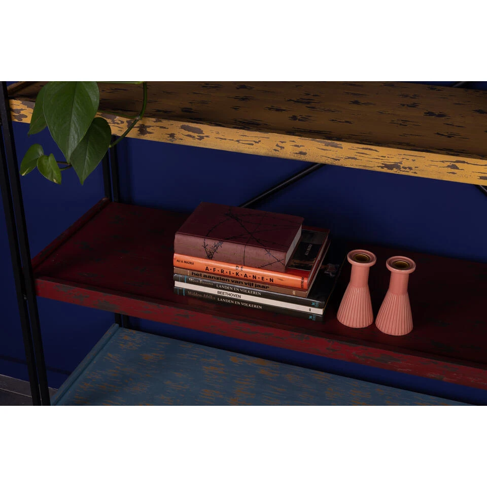 Rootsmann Stellingkast Hout & Metaal - Meerkleurig - Metaal - Afbeelding 4