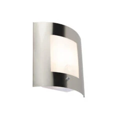 QAZQA Buitenwandlamp Staal IP44 Licht-donker Sensor - Emmerald 1