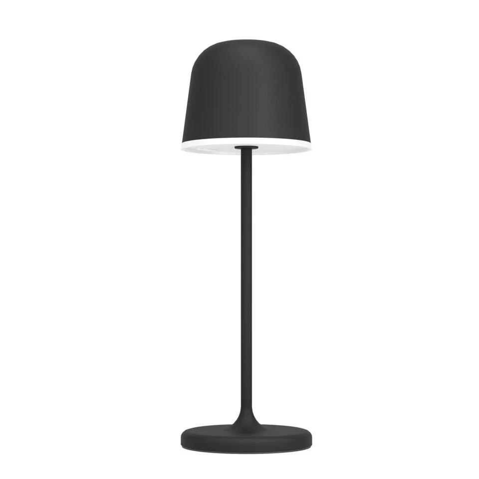 EGLO Mannera Tafellamp - Aanraakdimmer - Draadloos - 34 Cm - Zwart