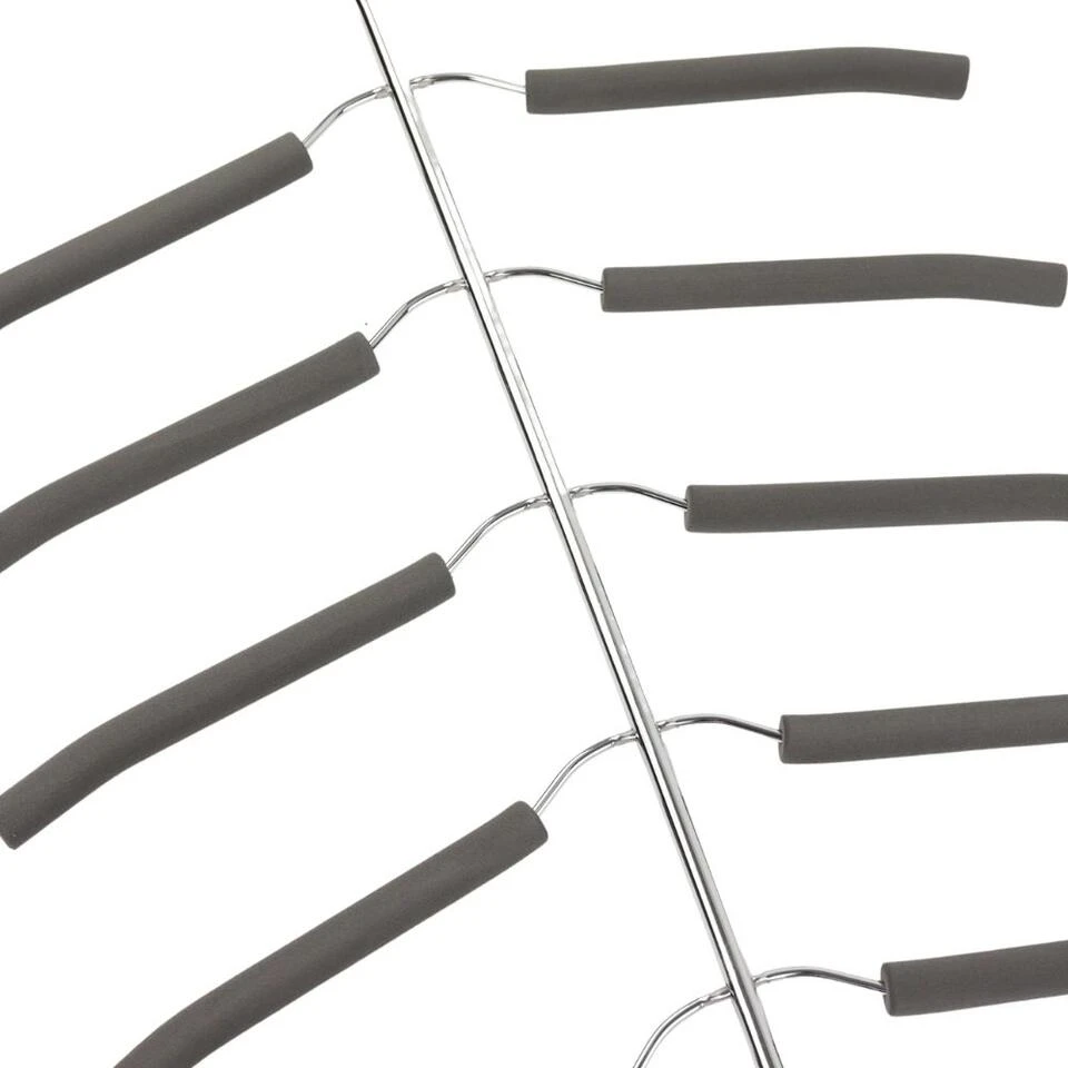 Orange85 Kledinghanger Voor 6 Shirts Zilverkleurig 56x36x1.5 Cm Metaal - Afbeelding 4