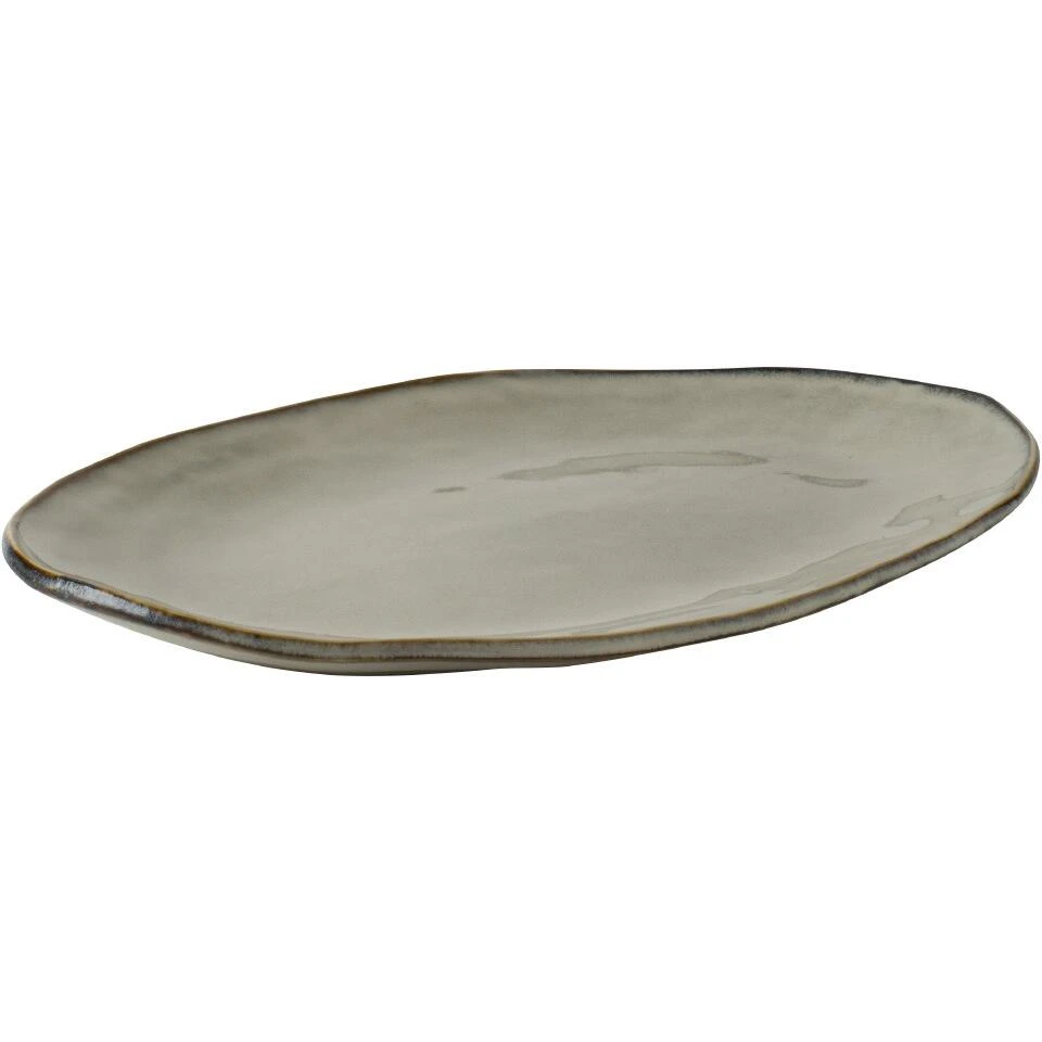 Dutch Rose Ovale Schaal 34x23 Cm Creme - Afbeelding 2