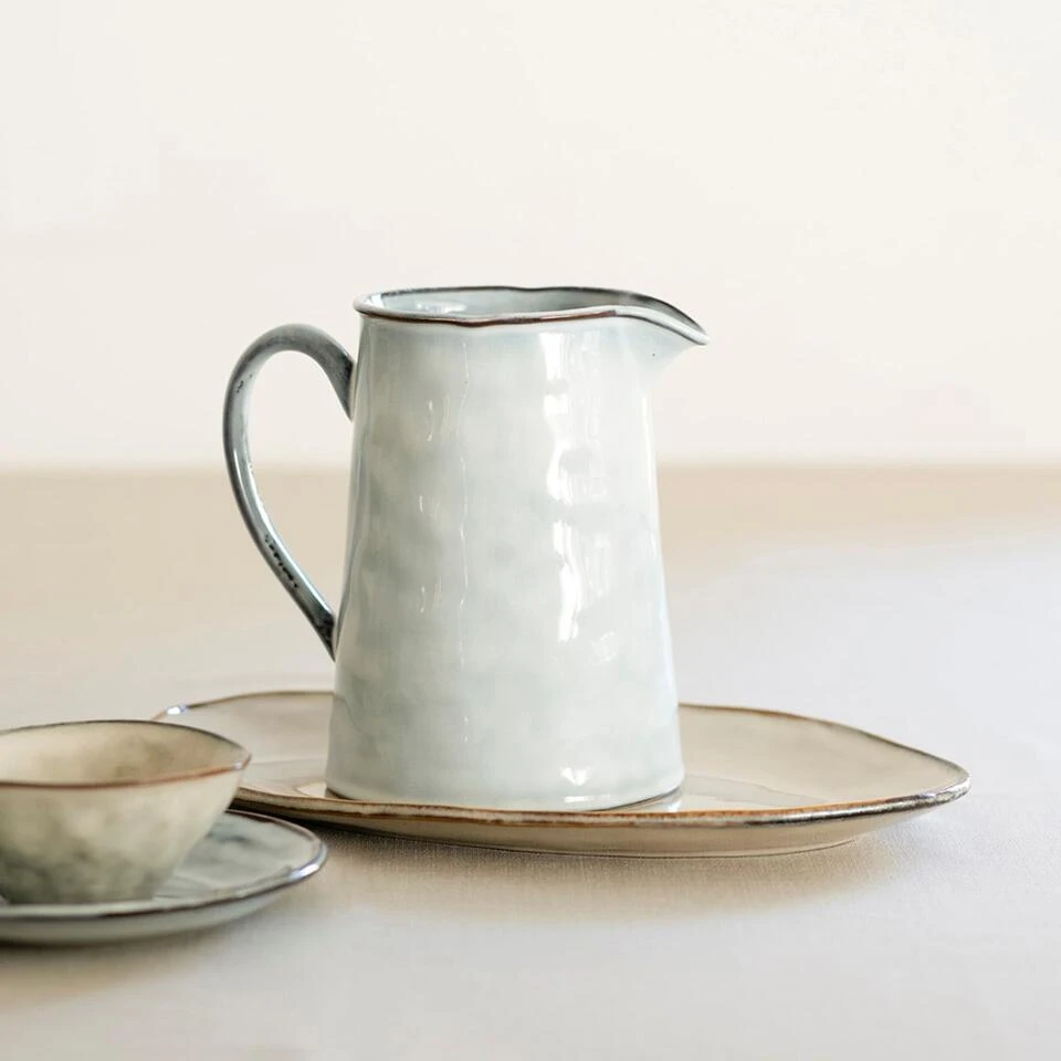 Dutch Rose Ovale Schaal 34x23 Cm Creme - Afbeelding 4