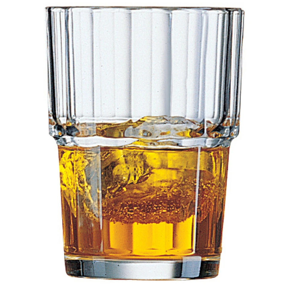 Arcoroc Whisky Tumbler Glazen - 6x - Norvege Serie - 160 Ml - Afbeelding 2