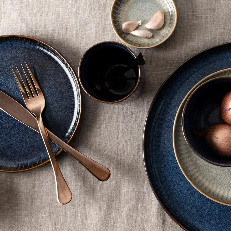 Dutch Rose Sapphire Bord 21.5 Blauw - Afbeelding 3