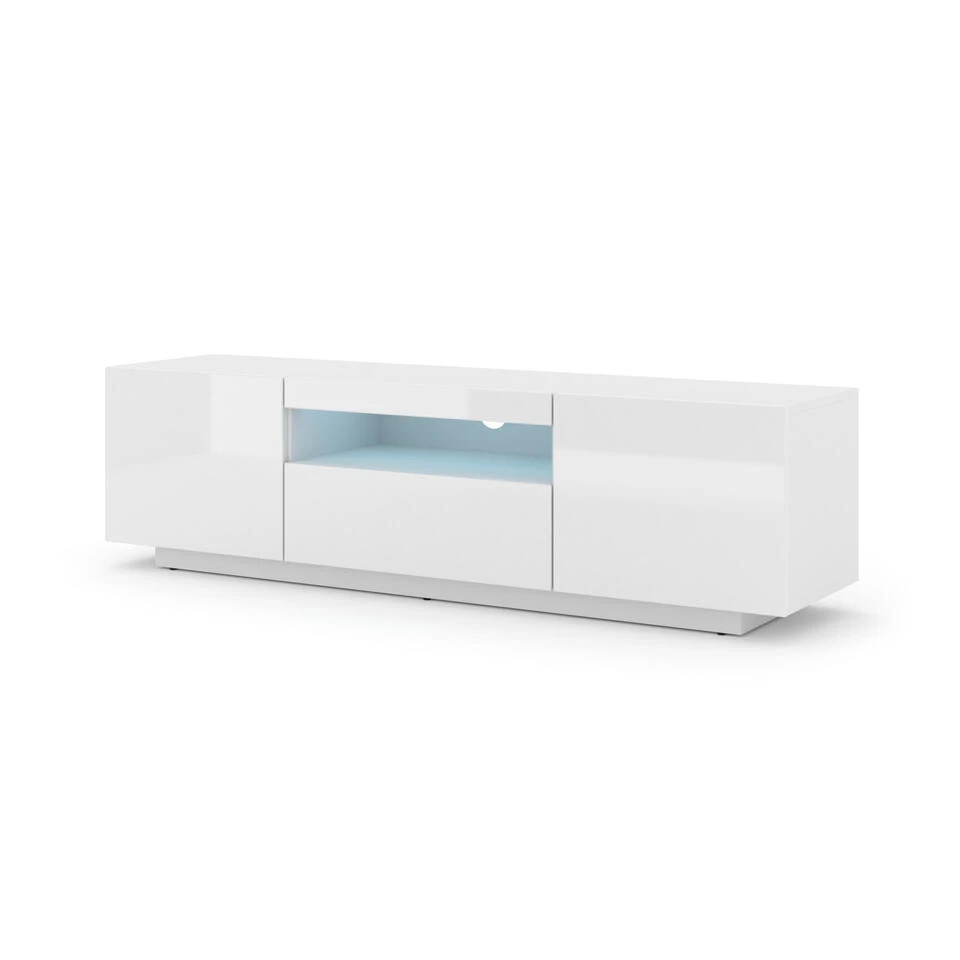 TV Meubel Aura 42x150x37 WitG LED - Afbeelding 3