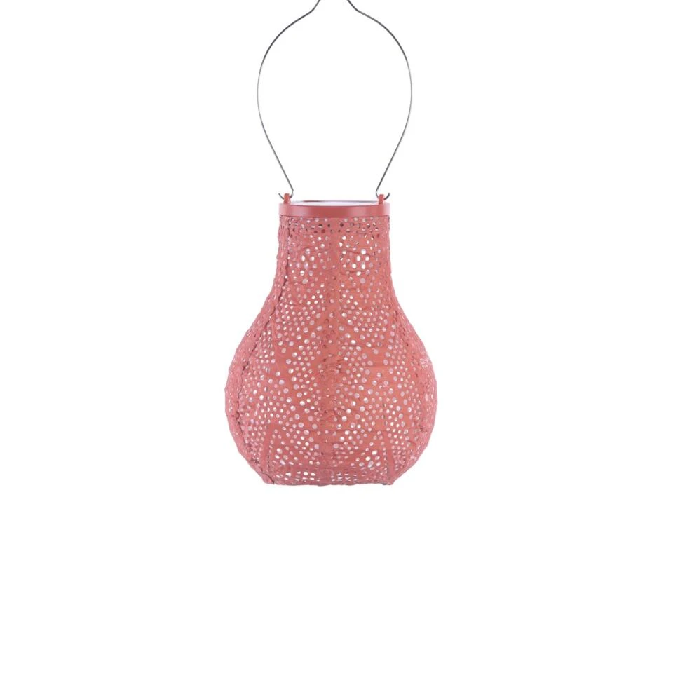 Lumiz - Solar Lampion Ikat Bulb - 16 Cm - Oranje