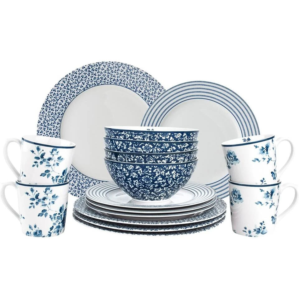 Laura Ashley Giftset 16 Delig Dinnerset - Afbeelding 2