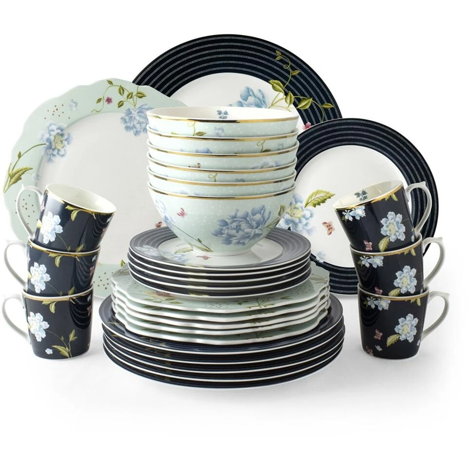 Laura Ashley Set 30 Delig Servies Assorti - Afbeelding 2