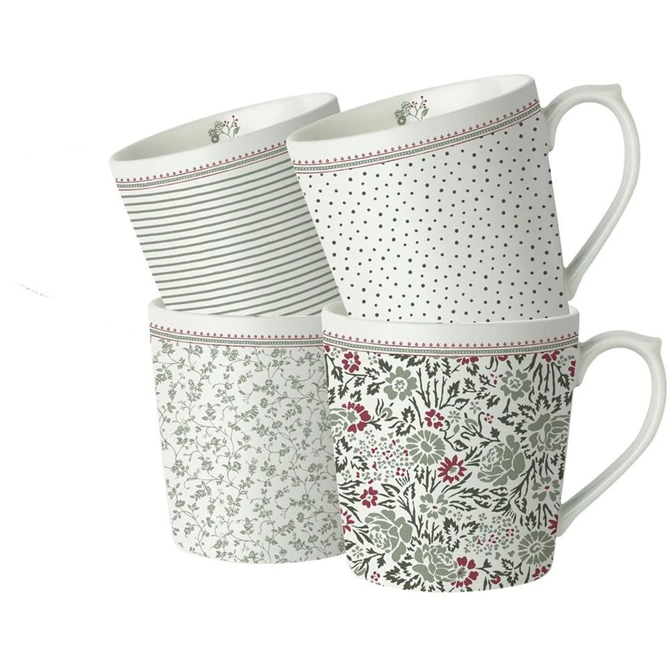 Laura Ashley Giftset 4 Bekers Assorti 32 Cl. - Afbeelding 2