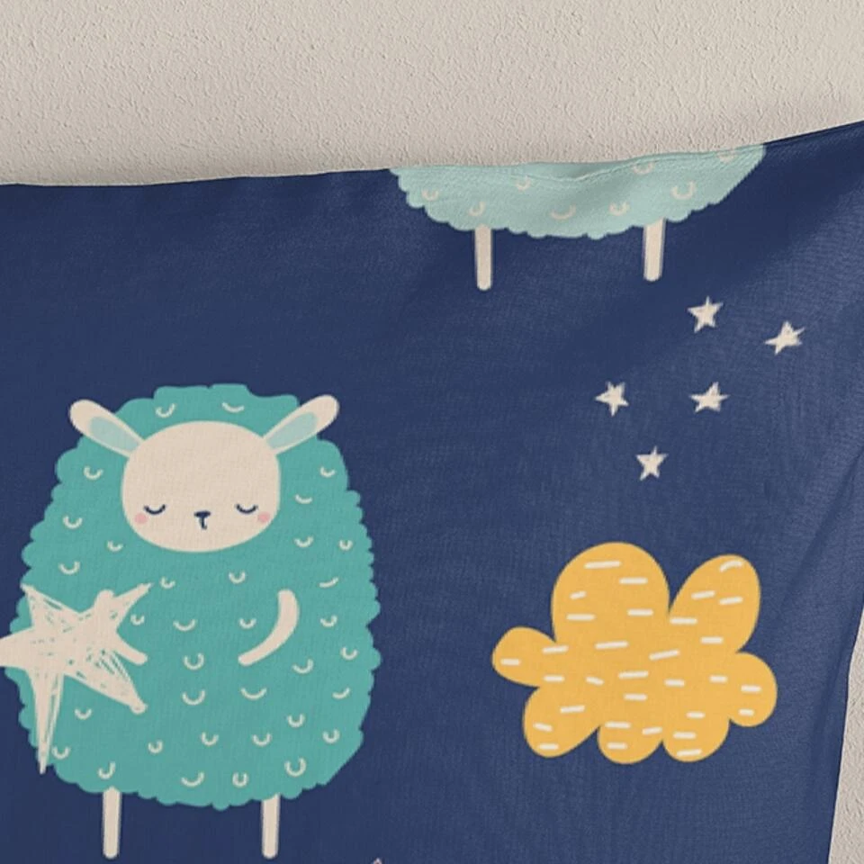 Good Morning Dekbedovertrek "Sheep" - Multi - (100x135 Cm) - Afbeelding 4