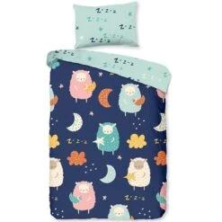 Good Morning Dekbedovertrek "Sheep" - Multi - (100x135 Cm)