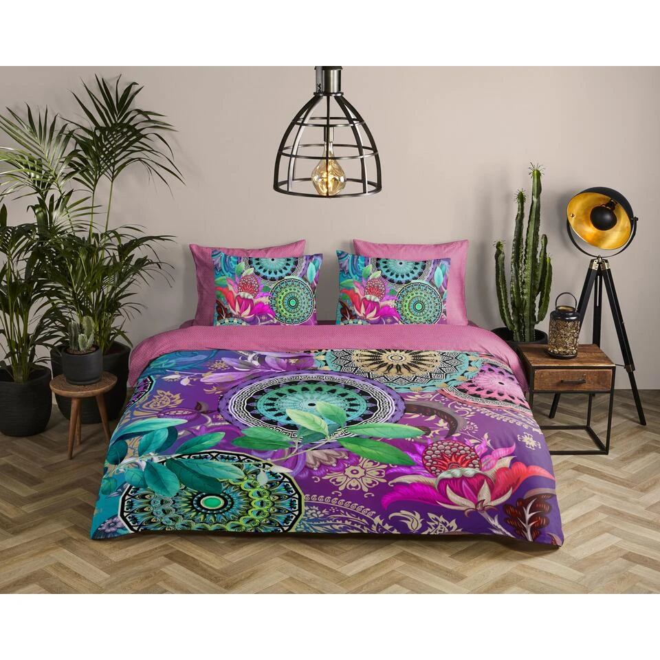 HIP Dekbedovertrek "Axelle" - Multi - (240x220 Cm) - Afbeelding 2