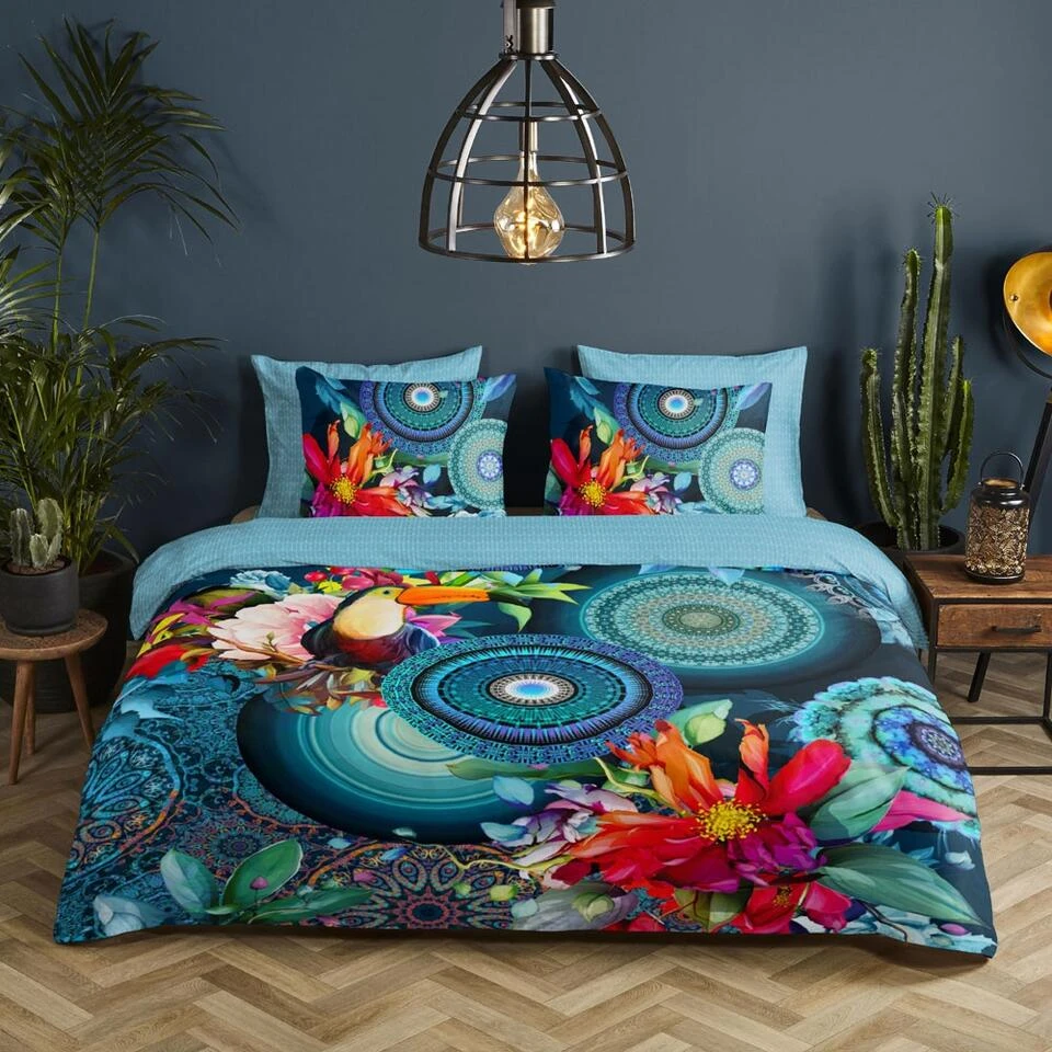 HIP Dekbedovertrek "Cailani" - Multi - (140x220 Cm) - Afbeelding 2