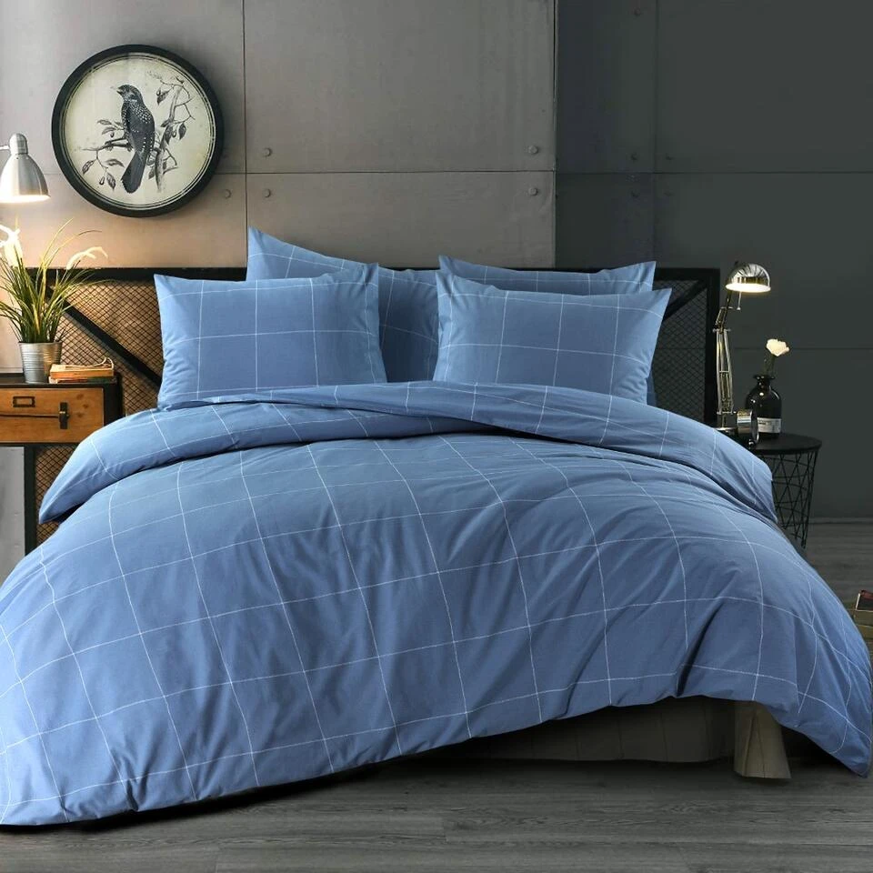 Day Dream Duuk - Dekbedovertrek - Eenpersoons - 140x200/220 Cm - Blauw - Afbeelding 2