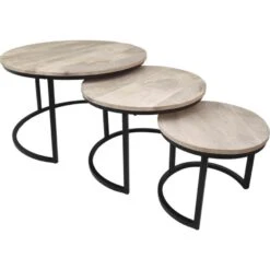 Jayden Houten Bijzettafel - Hout - Bruin