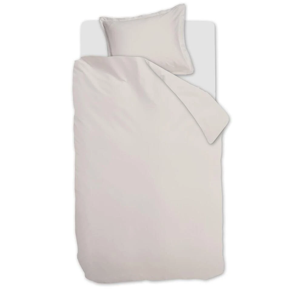 Ambiante Dekbedovertrek Bamboo Uni Sand-2-persoons (200 X 200/220 Cm) - Afbeelding 2