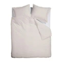 Ambiante Dekbedovertrek Bamboo Uni Sand-2-persoons (200 X 200/220 Cm)