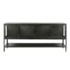 Industrieel Dressoir Finye Zwart Metaal 40x180x80 Cm 40x180x80 Cm Metaal