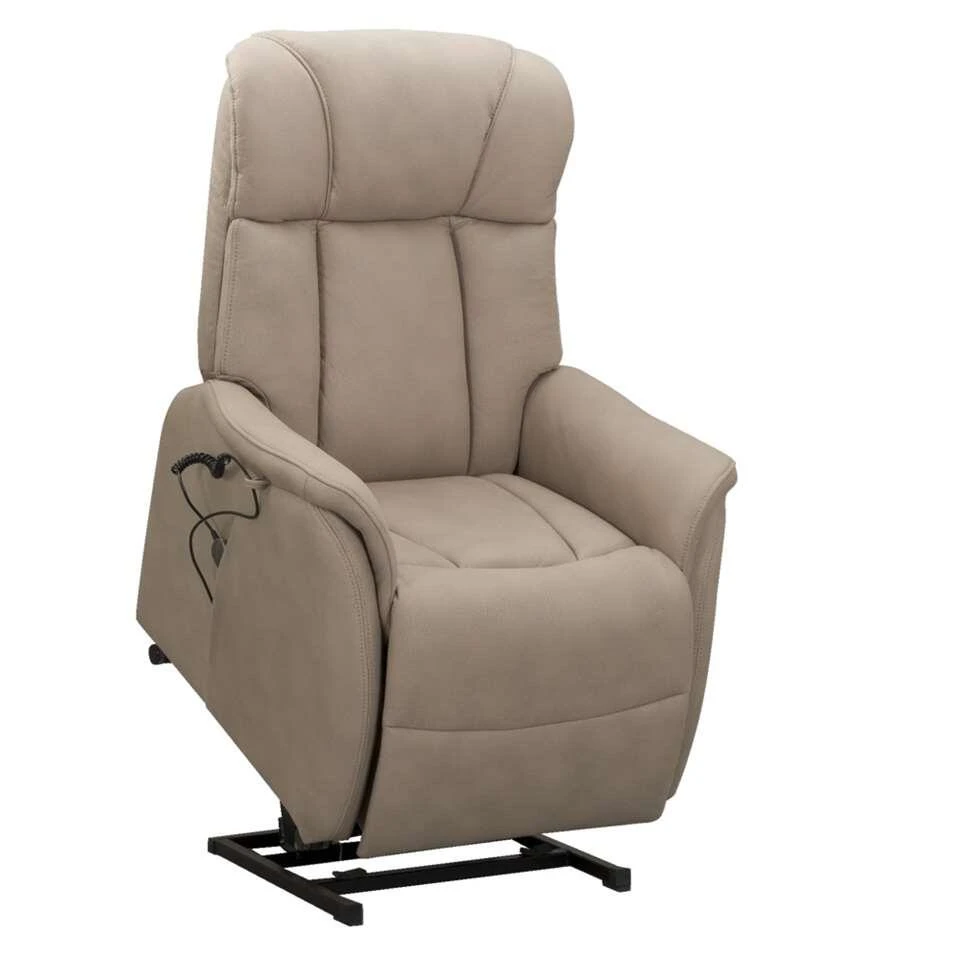 Relaxfauteuil Nebraska (sta -op) - Taupe - Afbeelding 3