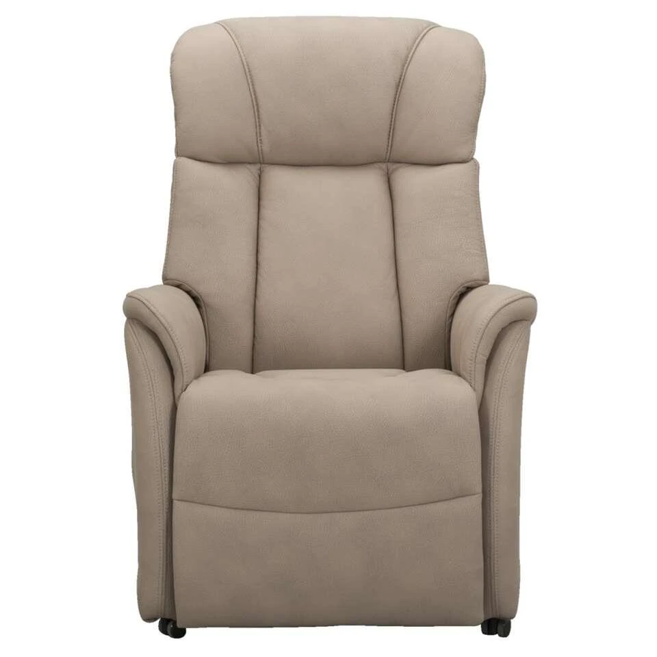 Relaxfauteuil Nebraska (sta -op) - Taupe