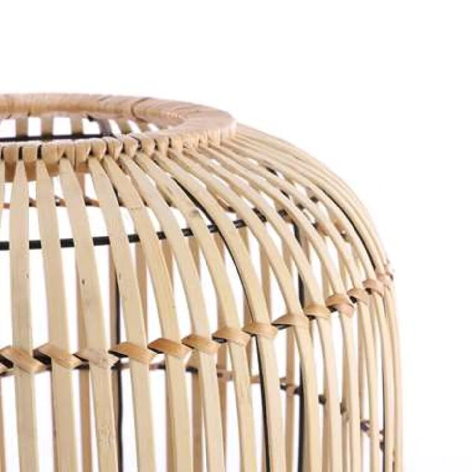 Mica Decorations Figo Vloerlamp - H90 X Ø36 Cm - Bamboe - Bruin - Afbeelding 3