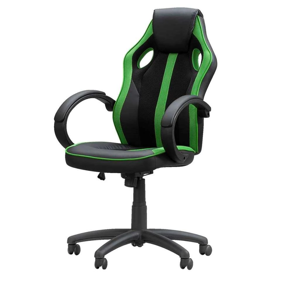 Gamestoel Max - Zwart/groen - Afbeelding 3