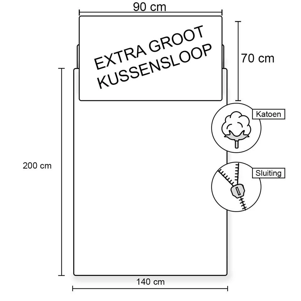 Abominable Everest - Dekbedovertrek - 140 X 200 Cm - Multi - Afbeelding 2