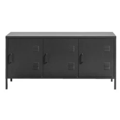 Dressoir Viborg - Zwart - 59,5X120X40 Cm