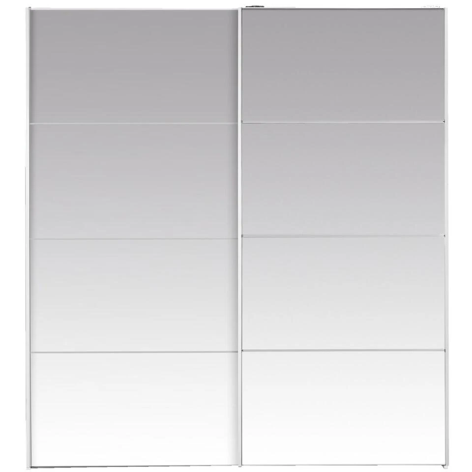Schuifdeurkast Verona - Spiegel - 200x182x64 Cm