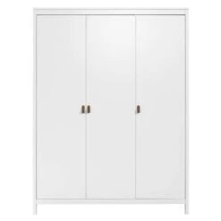 Kledingkast Madeira 3-deurs - Wit - 199x150x58 Cm