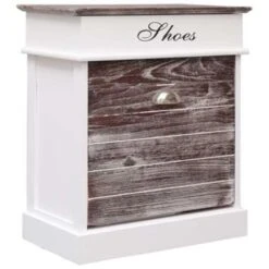 VidaXL Schoenenkast 50x28x58 Cm Paulowniahout Bruin