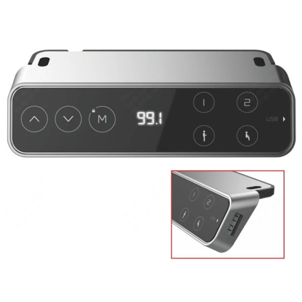 MRC PRO-L 2.0 Elektrisch ARBO Zit-sta Bureau - 120x80 - Zwart Eiken - Afbeelding 2