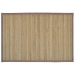VidaXL 6 St Placemats 30x45 Cm Bamboe Bruin