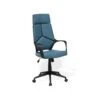 Beliani Bureaustoel DELIGHT - Blauw Polyester