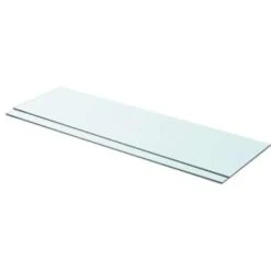 VidaXL Schappen 2 St 90x25 Cm Glas Transparant