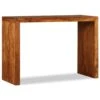 VidaXL Wandtafel 110x40x76 Cm Hout Met Honingkleurige Afwerking